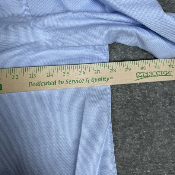 Proper Shirtings Men's 18.5 36/37 Blue Long Sleeve Button Up Contemporary Fit - Picture 5 of 6
